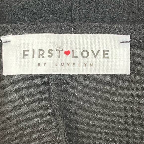 FIRST LOVE BY LOVELYN BOAT NECK MAXI SHIFT DRESS IN BLACK NEW WOMEN'S SIZE  3X - Picture 11 of 13